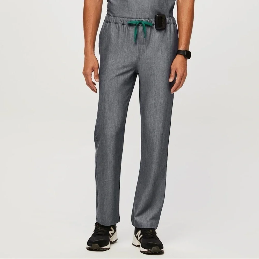 Figs Pisco Basic Scrub Straight Leg Pants in Graphite 4 Pockets Anti-Wrinkle XL